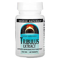 Трибулус екстракт, Tribulus, Source Naturals, 750 мг, 60 табл.