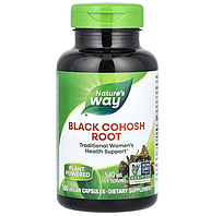 Клопогон (Циміцифуга), Black Cohosh, Nature's Way, корінь, 540 мг, 180 веганських капсул