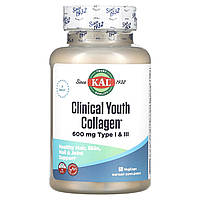 Колаген омолоджуючий, Youth Collagen, KAL, 60 вегетаріанських капсул