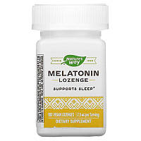 Мелатонін, Melatonin, Nature's Way, 2,5 мг, 100 веганських льодяників