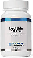 Лецитин соняшниковий, Lecithin, Douglas Laboratories, для емульгування та мобілізації жирів та холестерину, 1200 мг, 100 капсул
