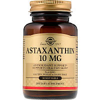 Астаксантин, Astaxanthin, Solgar, 10 мг, 30 гелевих капсул