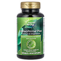 Вітаміни та мінерали для кісток, OsteoPrime Plus, Nature's Way, плюс кальцій та магній, 120 таблеток