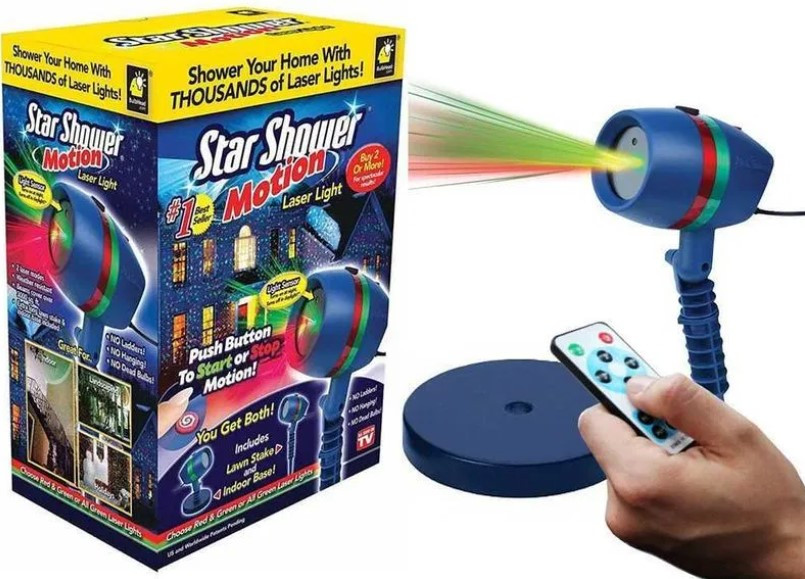 Лазерний проектор STAR SHOWER 2 кольори