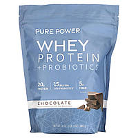 Сироватковий протеїн + пробіотики, Whey Protein + Probiotics, Dr. Mercola, порошок, смак шоколаду, 880 г