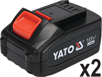Пила дискова акумуляторна YATO: Li-Ion 18 В 4 АГод, для диска Ø=140/20 мм, 24 зуби, глиб р- 51-32 мм, фото 8