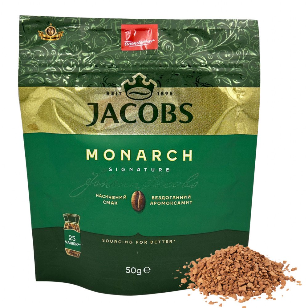 Кава розчинна Jacobs Monarch 50g, фото 1