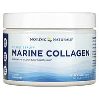 Морський колаген, з полуничним ароматом, Marine Collagen, Nordic Naturals, 150 г