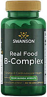 Комплекс групи В, Ultra Real Food B-Complex, Swanson, 60 вегетаріанських капсул