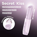 Вакуумний стимулятор Satisfyer Secret Kiss, магнітна технологія 3D Air Pulse, 30 режимів, кришечка - SX2163, фото 7