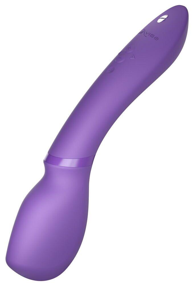 Смарт-вібромасажер We-Vibe Wand 2 Purple, дуже потужний, функція Smart Silence - SX2150, фото 1