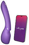 Смарт-вібромасажер We-Vibe Wand 2 Purple, дуже потужний, функція Smart Silence - SX2150, фото 5