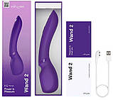 Смарт-вібромасажер We-Vibe Wand 2 Purple, дуже потужний, функція Smart Silence - SX2150, фото 6