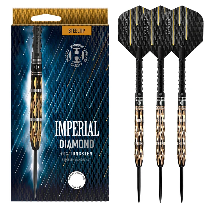 Дротики дартс із вольфраму Imperial Diamond 90% Harrows Англія 23 грами