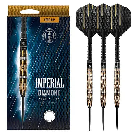 Дротики дартс із вольфраму Imperial Diamond 90% Harrows Англія 23 грами, фото 1