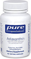 Астаксантин, Astaxanthin, Pure Encapsulations, 60 капсул