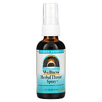 Спрей для горла заспокійливий Throat Spray, Source Naturals, Wellness, трав'яний, 59.14 мл.