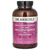 Мультивітаміни для жінок, Multivitamin Plus Vital Minerals, Dr. Mercola, 240 таблеток