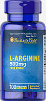 L-аргінін, L-Arginine, Puritan's Pride, 500 мг, 100 капсул