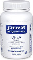 ДГЕА, DHEA, Pure Encapsulations, 5 мг, 60 капсул