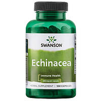 Ехінацея пурпурова, Echinacea, Swanson, 400 мкг, 100 капсул
