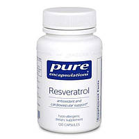Ресвератрол, Resveratrol, Pure Encapsulations, 120 капсул