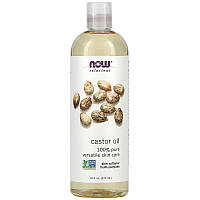 Касторове масло, Castor Oil, Now Foods, Solutions, Solution Oils, 473 мл.