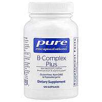 Вітаміни групи B (збалансована вітамінна формула), B-Complex Plus, Pure Encapsulations, для підтримки росту червоних кров'яних