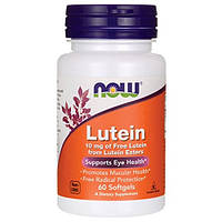 Лютеїн, Lutein, Now Foods, 10 мг, 60 капсул