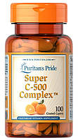 Вітамін С комплекс, Super C-500 Complex, Puritan's Pride, 100 капсул