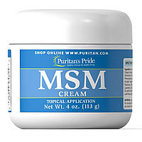 Крем з МСМ (метилсульфонілметаном), MSM Cream, Puritan's Pride, 113 мл