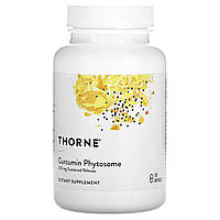 Фітосома куркуміну, Curcumin Phytosome, Thorne, 500 мг, 120 капсул пролонгованого вивільнення