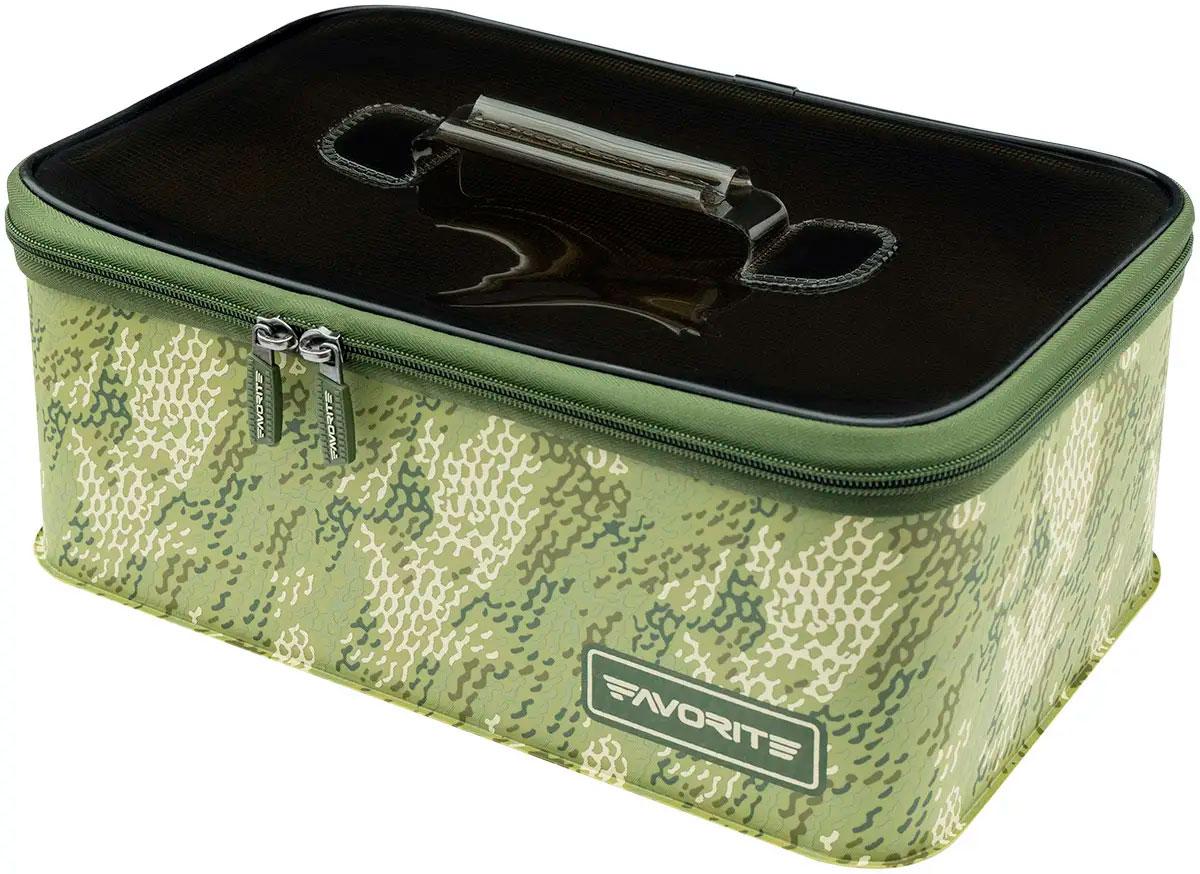 Коробка для бакана Favorite Eva Tackle Box TCLB-L 335x205x130mm Khaki, фото 1