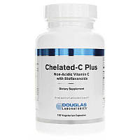 Вітамін С плюс, Chelated-C Plus, Douglas Laboratories, хелатний, 100 вегетаріанських капсул