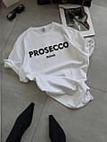 Жіноча бавовняна футболка Prosecco, фото 6