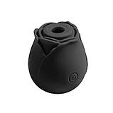 Кліторальний вакуумний вібратор Red Rose Чорний, фото 2