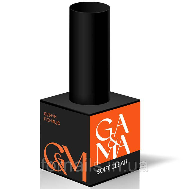 База для гель-лаку безкислотна GaMa Cover Base Soft Clear 15 мл