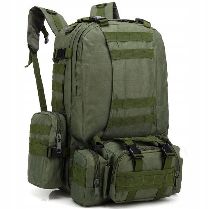 Тактический рюкзак MILITARY SURVIVAL + 3 ЗНІМНІ СУМКИ 50Л