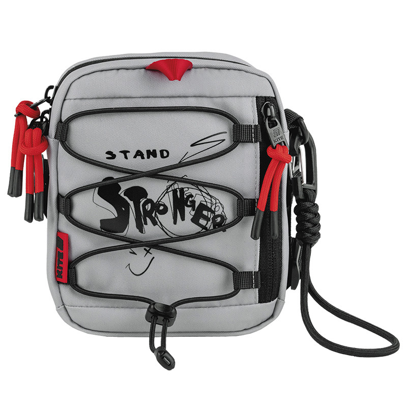 Сумка-кросбоді Kite Education teens K25-2520-2  16,5x13x5  сірий
