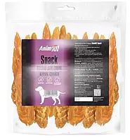 Ласощі для собак AnimaAll Snack курячі слайси, вага 500 г