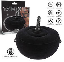 Надувна подушка з реалістичним вібратором з 10 режимами вібрації та дистанційним керуванням Taboom Luxury Bondage Essentials