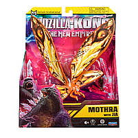 Набір іграшкових фігурок Godzilla vs. Kong Мотра 15см з Джією 2,5см (35207), фото 4