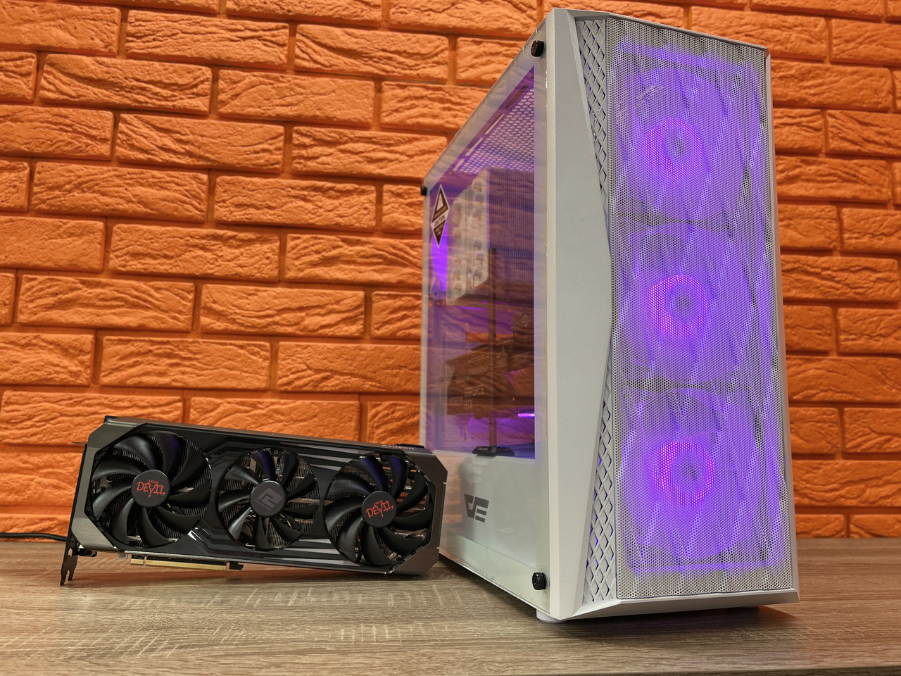 Ігровий комп'ютер DarkFlash, Intel Core i7-11700KF (8 ядер, 16 пот) RAM 32ГБ, NVME 1TB, RX 6700 XT 12ГБ Нова карта