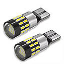 Комплект світлодіодних ламп NAPO PRO T10-3014-30smd W5W T10 колір світіння білий 2 шт, фото 4