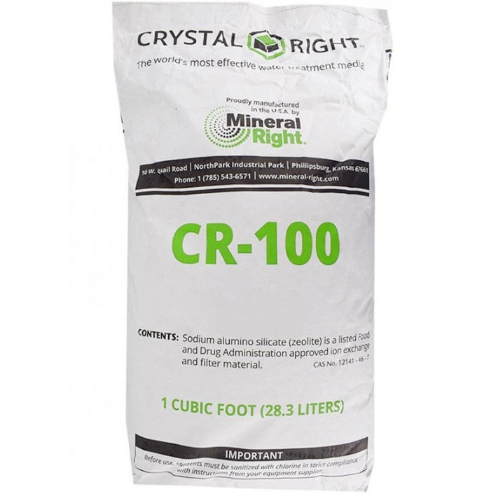 Фільтруюча засипка комплексного очищення води Crystal Right 28,3 л