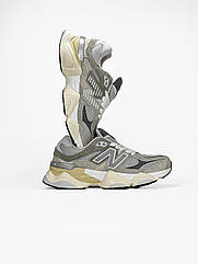 Замшеві кросівки жіночі New Balance 9060 нью баланс на високій підошві для спорта та відпочинку дівчині