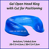Гелеве відкрите кільце з розрізом для позиціювання Gel Open Head Ring with Cut for Positioning 14x6x3,5cm, фото 3