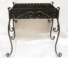 Мангал кований на 10 шампурів, сталь 3 мм