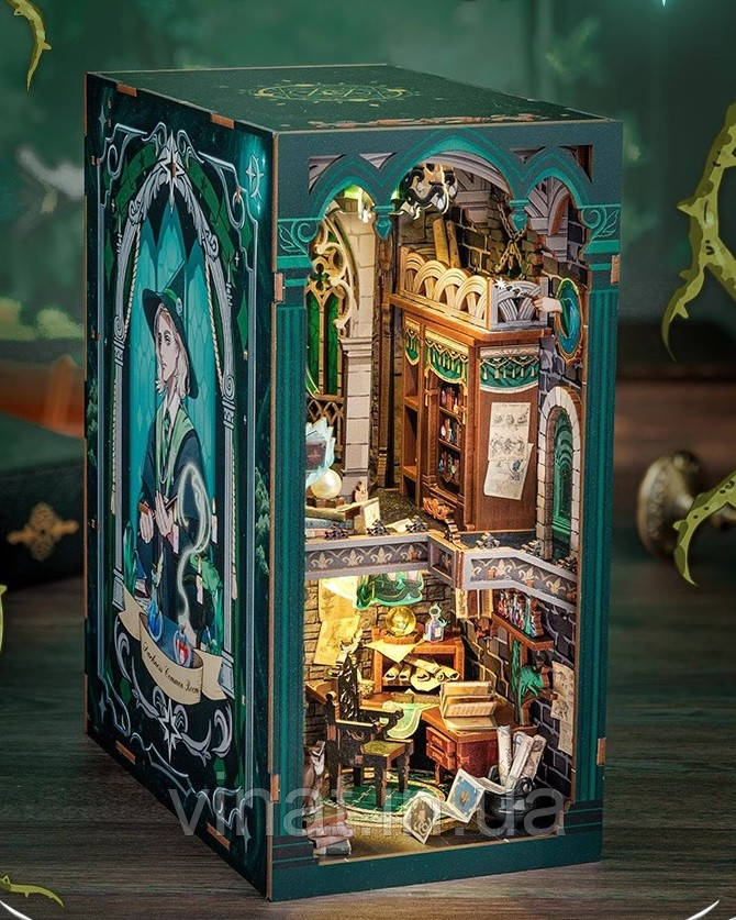 Бук Нук Кімната Темряви Інтер'єрний конструктор Darkness Common Room DIY Book Nook Kit RK-05