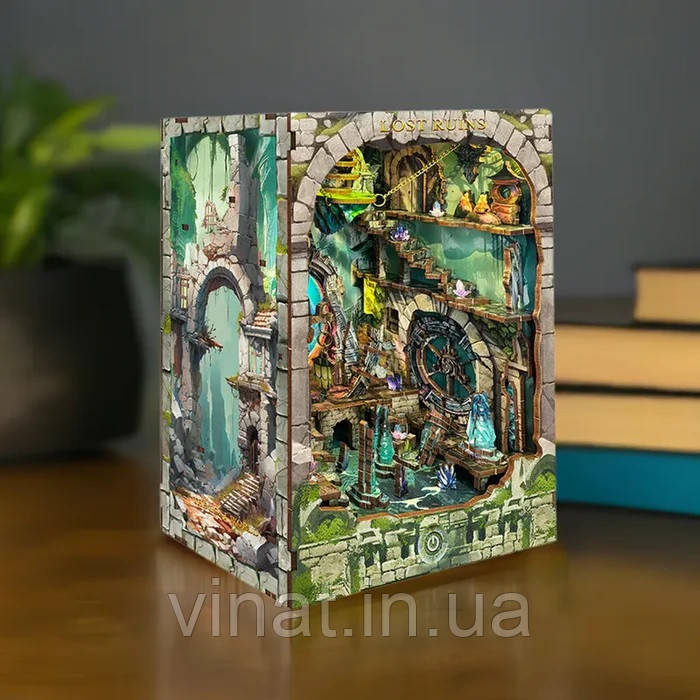 Бук Нук Загублені руїни Інтер'єрний конструктор Lost Ruins DIY Book Nook Kit SQ-30